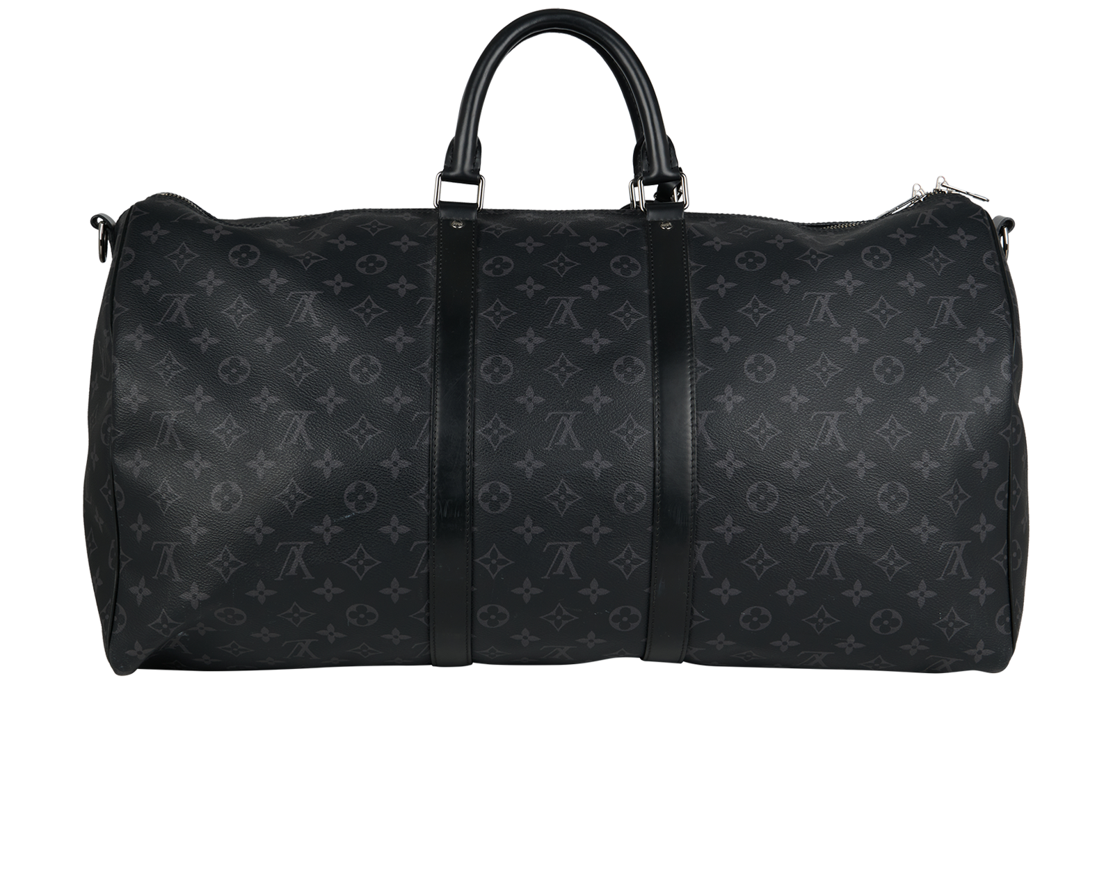 Keepall Bandouliere 55, &pound;950, Handbags, Black, Canvas, Back view
